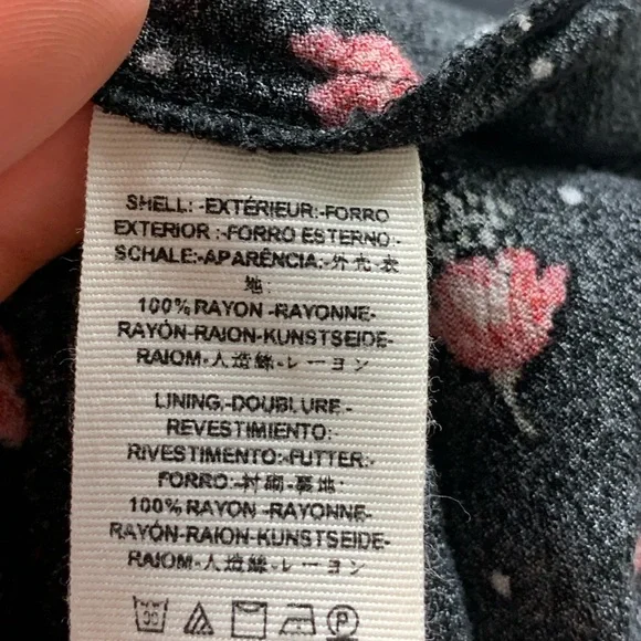 Free People Tegan Floral Print Mini Long Sleeve Dress - Picture 11 of 15